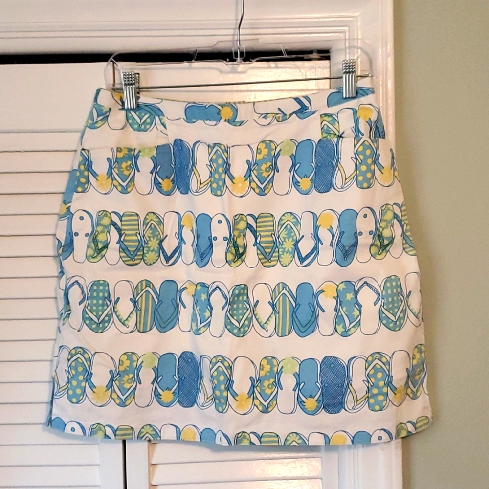 Harold's cotton/spandex skort.  Size 8  Flipflop pattern